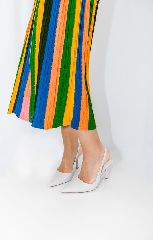 Inniu Catwalk Bee Bee High Heel Slingback Vanilla