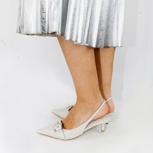 Inniu Catwalk Kylie Kitten Heel Vanilla