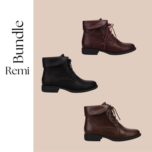 BUNDLE Inniu Catwalk Remi Lace Up Boots