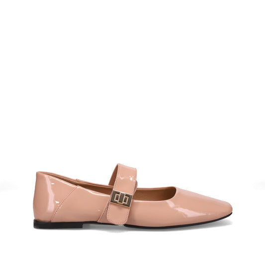 Inniu Catwalk Peony MaryJane Shoe Nude