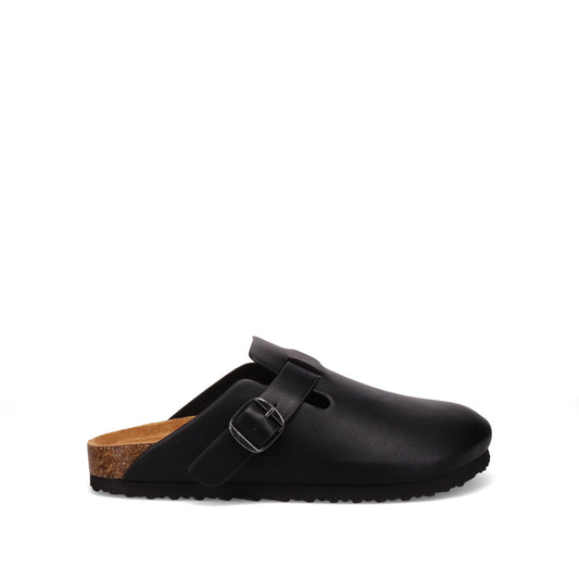 Inniu Catwalk San Jose Footbed Clog Mule Black