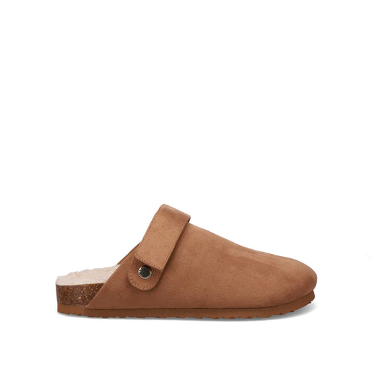 Inniu Catwalk Seattle Slide Shoe Tan Vegan Suede