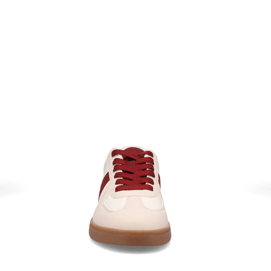 Atmosphere Topsy Lace Up Sneaker Deep Red
