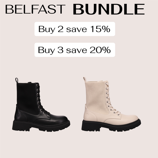 BUNDLE Atmosphere Belfast Lace Up Boots