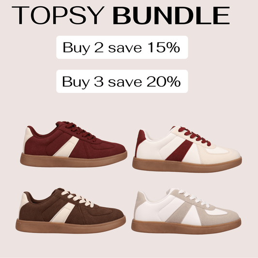 Atmosphere Topsy Lace Up Sneaker BUNDLE