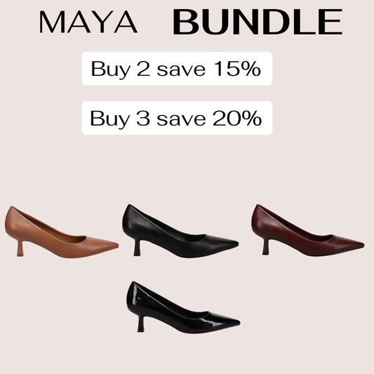 BUNDLE Inniu Catwalk Maya Low Heels Pump