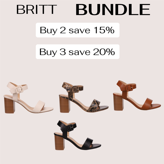 BUNDLE Inniu Catwalk Britt Block Heel