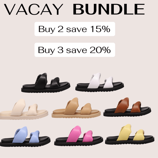 BUNDLE Inniu Catwalk Vacay Flat Sandals