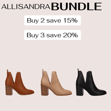 BUNDLE Inniu Catwalk Allisandra Slip On Ankle Boots