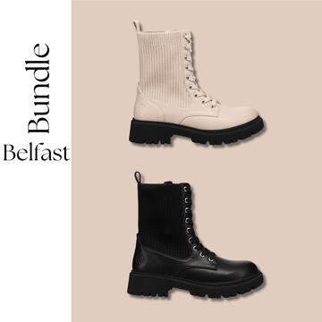 BUNDLE Atmosphere Belfast Lace Up Boots