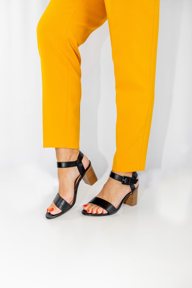 Inniu Catwalk Britt Block Heel Black