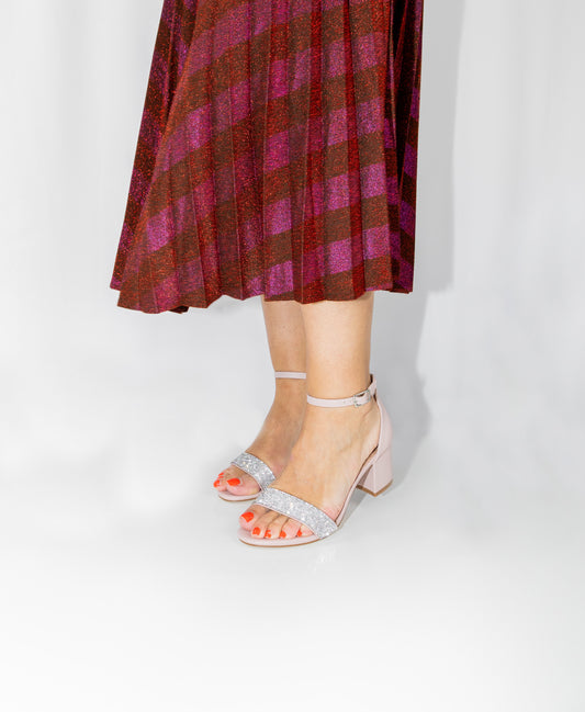 Inniu Catwalk Chaarli Block Heel Blush