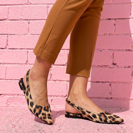 Inniu Catwalk Lulu Slingback Shoe Leopard