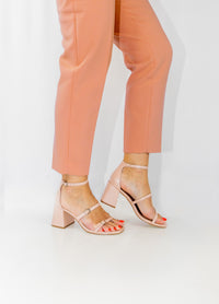 Inniu Catwalk Lenni Block Heel Sandal Pink