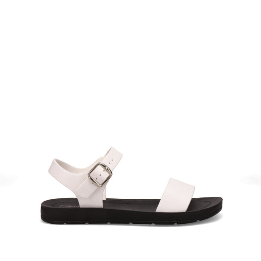 Inniu Catwalk Misty Sandal White