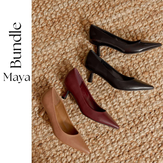 BUNDLE Inniu Catwalk Maya Low Heels Pump
