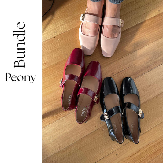 BUNDLE Inniu Catwalk Peony MaryJane Shoe