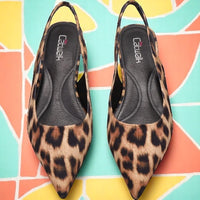 Inniu Catwalk Lulu Slingback Shoe Leopard