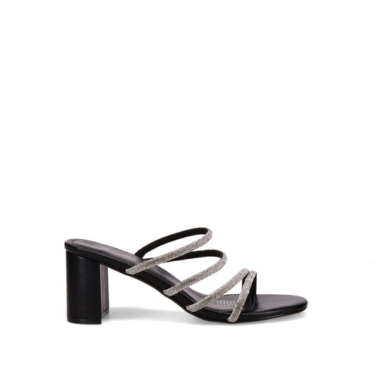Inniu Catwalk Sabrina Block Heel Black