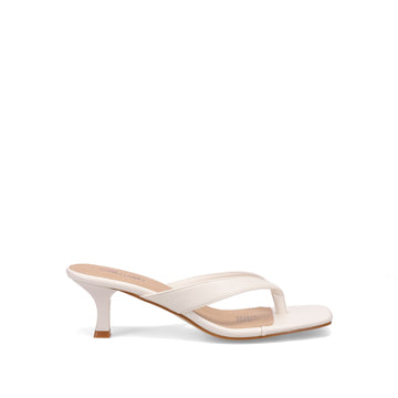 Inniu Catwalk Stacey Kitten Heel White