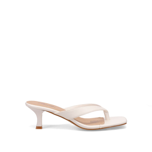 Inniu Catwalk Stacey Kitten Heel White