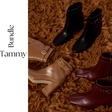 BUNDLE Inniu Catwalk Tammy Zip Up Ankle Boot