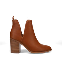 Inniu Catwalk Allisandra Slip On Ankle Boots Tan
