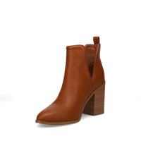Inniu Catwalk Allisandra Slip On Ankle Boots Tan