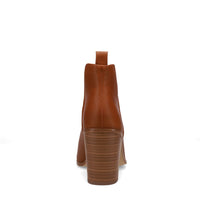 Inniu Catwalk Allisandra Slip On Ankle Boots Tan