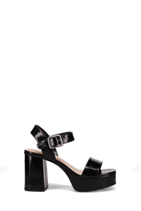 Inniu Catwalk Atlanta Platform Heels Black Patent