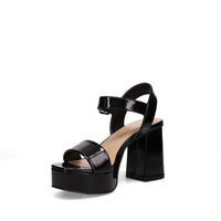 Inniu Catwalk Atlanta Platform Heels Black Patent