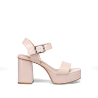 Inniu Catwalk Atlanta Platform Heels Nude Patent