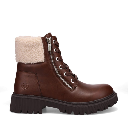 Atmosphere Boston Lace Up Boots Brown