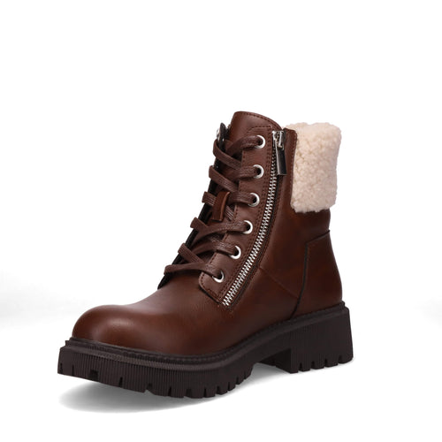Atmosphere Boston Lace Up Boots Brown