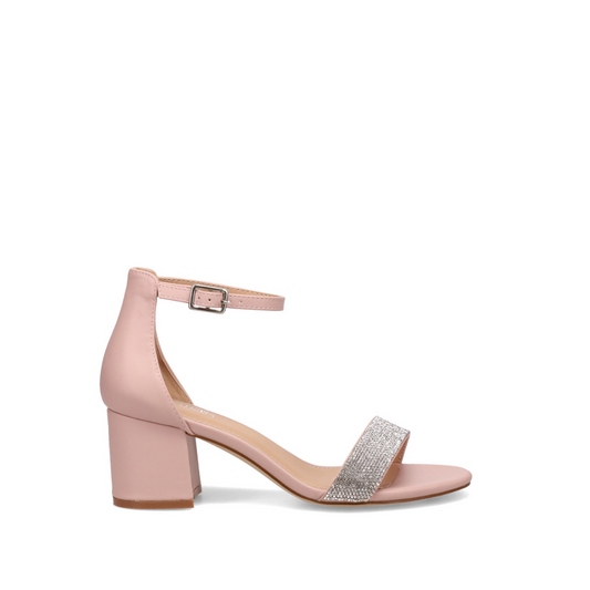 Inniu Catwalk Chaarli Block Heel Blush