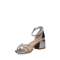 Inniu Catwalk Chicago Block Heels Silver Metallic