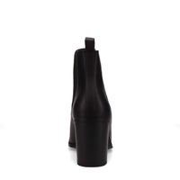 Inniu Catwalk Clover Slip on Ankle Boots Black