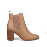 Inniu Catwalk Clover Slip on Ankle Boots Nude