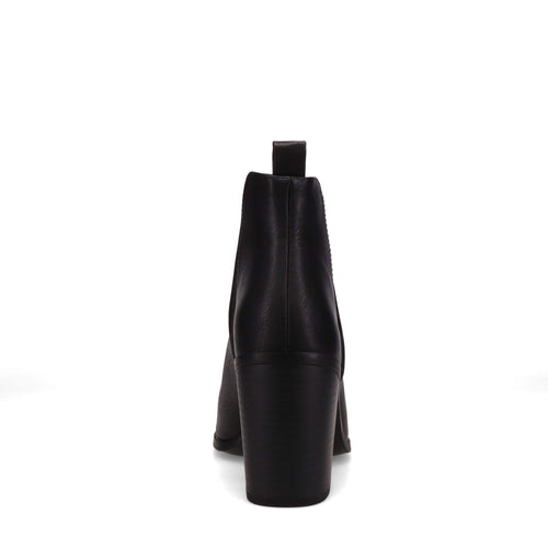 Inniu Catwalk Allisandra Slip On Ankle Boots Black