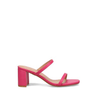 Inniu Catwalk Gigi Block Heel Mule Pink