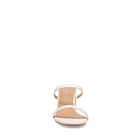 Inniu Catwalk Gigi Block Heel Mule White