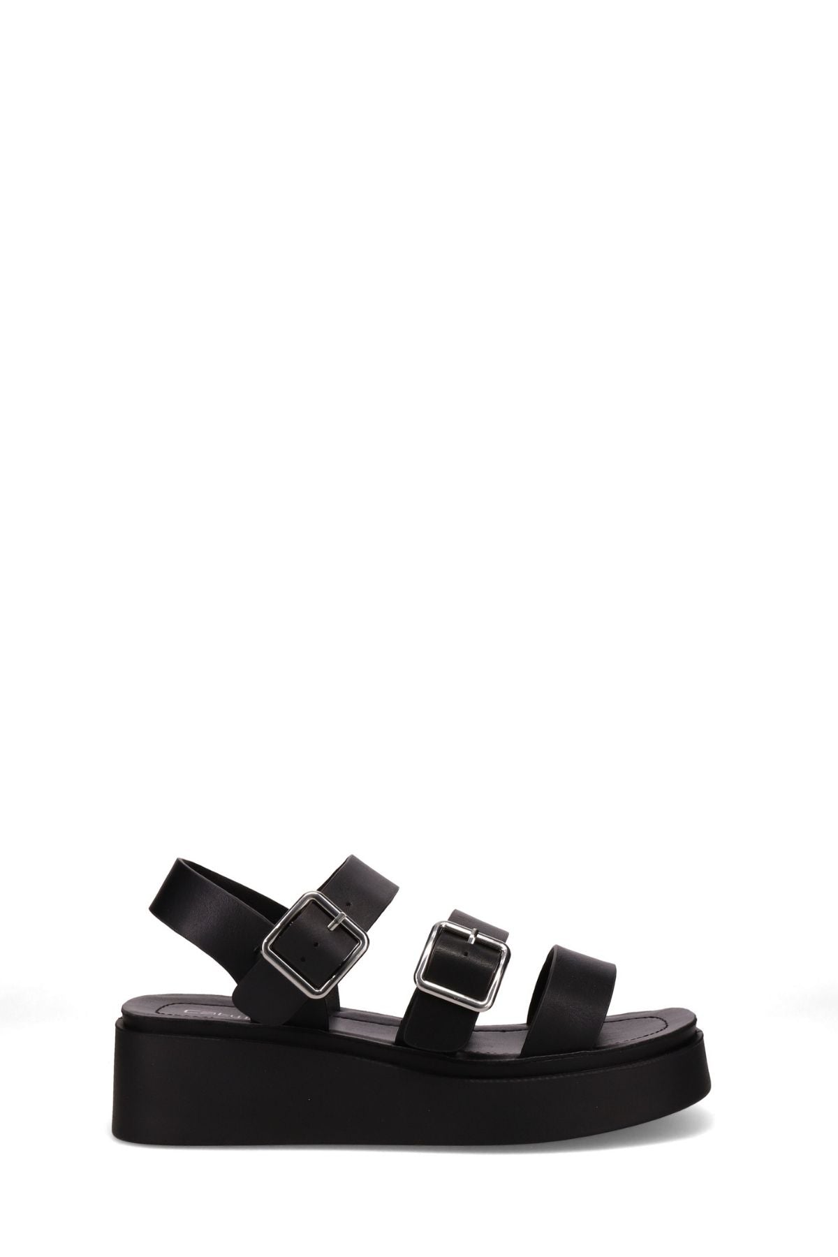 Innui Catwalk Glamsy Platform Sandal Black