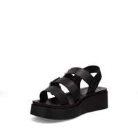 Innui Catwalk Glamsy Platform Sandal Black