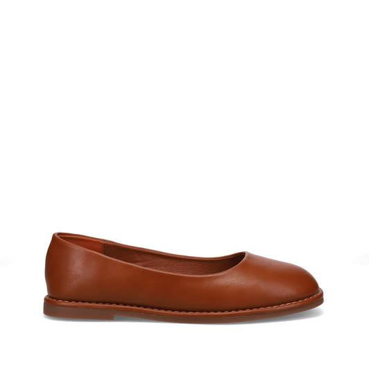 Inniu Catwalk Inka Flat Shoe Tan