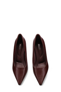 Inniu Catwalk Kelsie Slip On Pump Deep Red