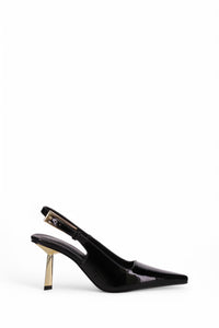 Inniu Catwalk Kirra Slingback Heels Black Patent