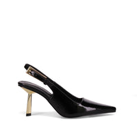 Inniu Catwalk Kirra Slingback Heels Black Patent