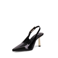 Inniu Catwalk Kirra Slingback Heels Black Patent
