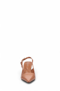 Inniu Catwalk Kirra Slingback Heels Nude Patent