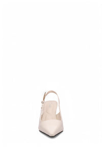 Inniu Catwalk Kirra Slingback Heels Vanilla Patent